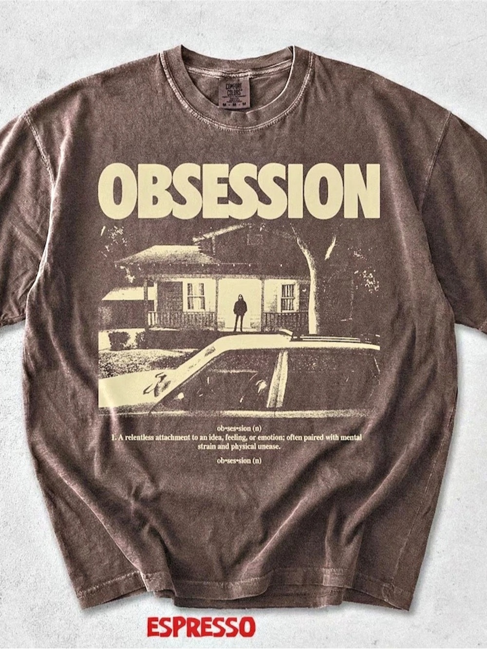 Comfort Colors Halloween Horror Nights 2026 Obsession T-Shirt Espresso